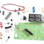 Relógio digital eletrónico com várias funções em Kit DIY