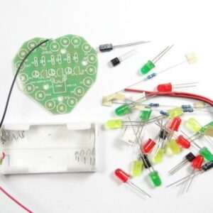 Coração eletrônico com LEDs - Kit