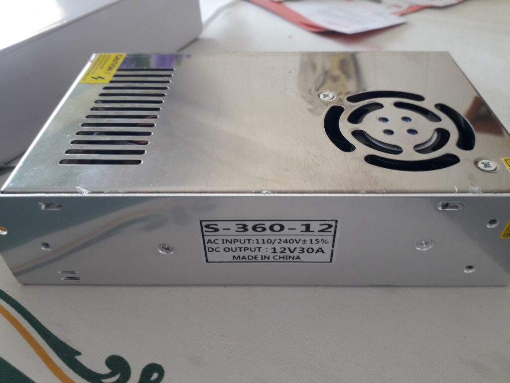 Fonte de alimentação 12V 30A 360W