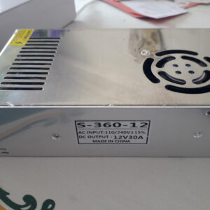 Fonte de alimentação 12V 30A 360W