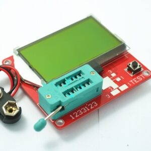 Multi-teste com LCD menor para componentes eletrônicos