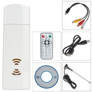 Receptor de sinal digital TDT Analógica, AV e Rádio - USB Para PC
