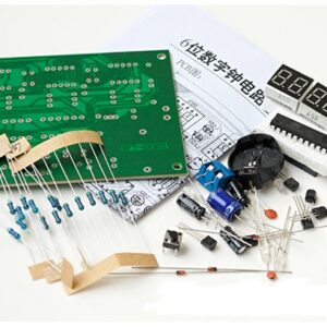 Relógio digital eletrônico 6 dígitos - Kit