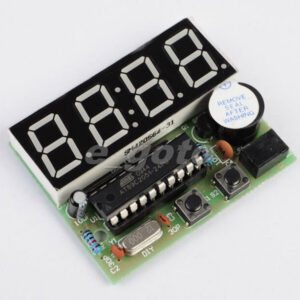 Relógio eletrônico digital de 4 dígitos - kit